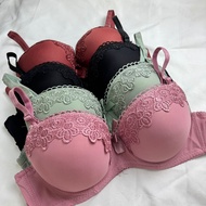 3pcs BH BRA wanita Kawat Busa Tebal Standar Cup Jumbo Kait 3 Size 38 40 42 44 Promo Murah Harga Gr