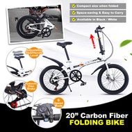 【20″ Inch】Foldable Bicycle With 6 Speed Gears / Leisure Bicycle / Casual Bicycle / Folding Bike