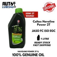 Caltex Havoline Power 2T (Wangi) 1L Semi Synthetic - Caltex Motorcycle Oil