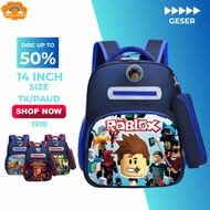 FMB Boys' Kindergarten and Preschool Backpack with Embossed Superhero Character Image 6D 1918