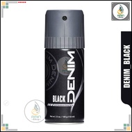 Denim Black Deodorant Body Spray 165ml Unisex Perfume
