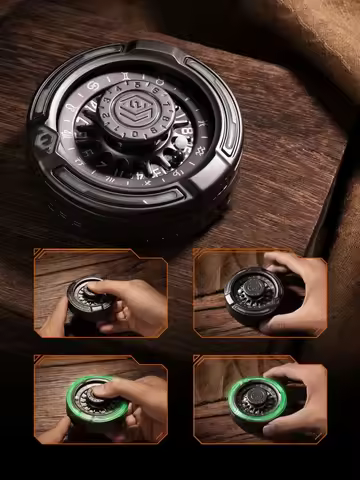 EDC Metal Luminous Fidget Spinner Choice Difficult Decision Decompression Toys Party Portable Entert