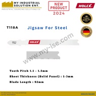 HOLEX / Jigsaw Blades Set (5pcs) / For STEEL / T118A / T118B / T118AF / T318A / T318B / T127D /  / 5