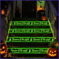 Halloween Warning Tape Halloween Scary Glowing Warning Decoration Haunted House Caution Tape for Hom