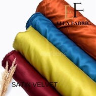 Ready stock 1 Roll Kain Satin Silk Doff Velvet Cavalli Edisi Vibrant &amp;
