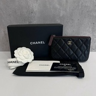 Chanel 雙c 一字零錢包 31開保卡