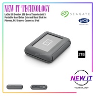 LaCie DJI Copilot 2TB Boss Thunderbolt 3 Portable Hard Drive External Hard Disk for Phones, PC, Dron