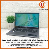 ACER ASPIRE 5 15 A515-58P-70K1 INTEL CORE I7-1355U 16GB LPDDR5 RAM 512GB NVME SSD USED LAPTOP NOTEBO