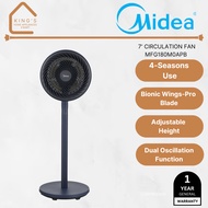Midea 7 Inch Circulation Stand Fan Kipas Berdiri MFG180M0APB / MFG180R0APB Remote Control