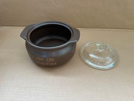 伊瑪牌健康砂鍋陶瓷魯味鍋厚陶瓷鍋砂鍋滷味鍋耐熱鍋黑砂鍋陶瓷鍋 陶鍋砂鍋粥鍋湯鍋個人鍋1.5L