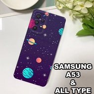 G29 - Softcase SAMSUNG A53 - Flexible rubber material - silicone SAMSUNG A53 - PLANET Motif - casing