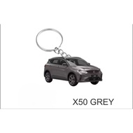 proton x50 grey  2D KEYCHAIN