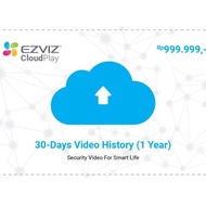 TERLARIS EZVIZ CLOUD PLAY STORAGE 24 JAM REKAMAN FULL 30 HARI