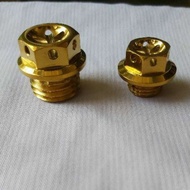 1 Pc. Engine Oil Bolt and 1 Pc. Gear Oil Bolt for Motorcycle