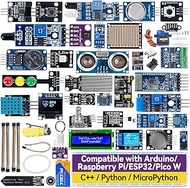 SunFounder Universal Maker Sensor Kit Compatible with Arduino Mega 2560/Uno R3/R4 Minima/WiFi Nano, 