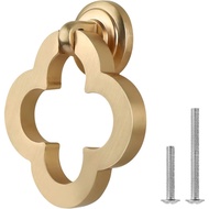 Tombol Kabinet Emas, Tombol Laci Almari Aloi Zink Dengan Skru untuk Almari Pakaian (8)