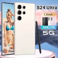 Hot Sale 2025 S24 Ultra 4G/5G 16 RAM+512GB ROM 7.3" Dotch Display 6800mAh Battery  Smartphone Warant