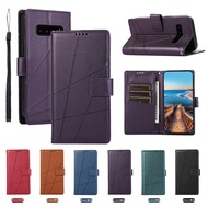 For Samsung S10 Plus S10 S10e S9 Plus S9 S8 Plus Case Wallet Leather Magnetic Flip Casing Card Holder Slot