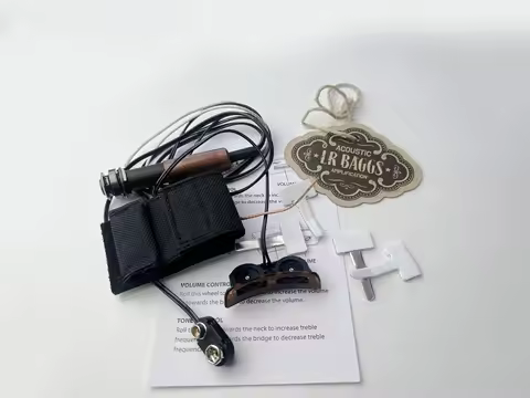 LR Baggs Element Active System EBS-VTC Under Saddle Pickup Volume Tone Control for Acoustic Guitars