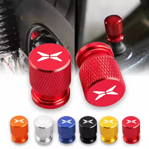 Car Wheel Tire Valve Caps Tyre Stem Covers Dust-proof Auto Emblem Style Accessory For Xpeng MONA M03