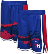 Outerstuff Philadelphia 76ers Youth Boys Size Fade Away Team Logo Basketball Shorts