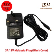 100% ORIGINAL Huawei Modem B525/B529/B618/B715 Power Adapter AC TO DC 12V 2A 3A (MALAYSIA PLUG)