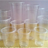 [Lot of 50c/100c] Striped cups for soft drinks and milk tea 140ml - 700ml