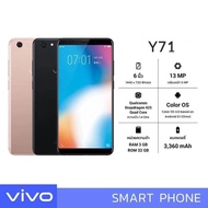 โทรศัพท์มือถือ vivo Y71 เครื่องแท้100% หน้าจอ5.99นิ้ว /แรม3GB รอม32GB ใสได้2ซิม พร้อมส่ง เก็บปลายทาง