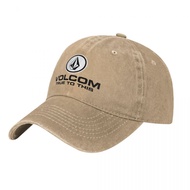 Volcom Stone (3) Adult Washed Cowboy Hat 100% Cotton Curved Brim Sun Hat Simple Casual All-Match Neu