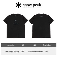 Snowpeak | เสื้อยืดลำลองกลางแจ้ง ฤดูใบไม้ร่วง 2024 พร้อมลายพิมพ์ MofM Message Collaboration