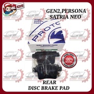 PROTON GEN2 PERSONA SATRIA NEO REAR DISC BRAKE PAD (100% GENIUNE) PC351641