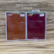 FLIP CASE LEATHER SAMSUNG GALAXY Z FOLD 8 WINE - Evander Flip Case - Casing Samsung Z Fold 8 Wine
