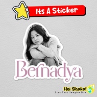 Bernadya Stickers, Waterproof Vinyl Music Music Music Music Stickers
