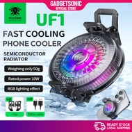 Plextone UF1 Magnetic Gaming Phone Cooler Fan Fast Cooling RGB Light Kipas Penyejuk Telefon Magnetik