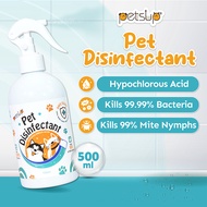 PETSUP Pet Disinfectant Spray 500ml MULTI-PURPOSE Rabbit Guinea Pig Kucing Anjing Deodorant Anti Vir