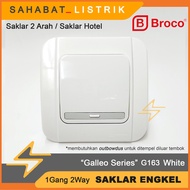 Galleo 2-Way Single Switch HOTEL Switch/ G163 White