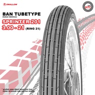 Ban Motor Chopper Ring 21 Swallow 3.00-21 Sprinter S-201 Bukan Tubeless