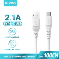 KIVEE สายชาร์จ สายชาร์จเร็ว 2.1A แท้100% 1mแท้ สายหนา ทนทาน รองรับ iPhone/Huawei/Vivo และ SmartPhone รุ่นอื่นๆ หัว MICRO USB Usb to Lightning รับประกัน1ปี