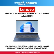 LENOVO Ideapad Slim 3 82XM00TSMJ Laptop - 15.6" FHD/R5-5625U/16GB D4/512GB SSD/W11+HNS