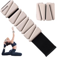 Ankle Weights Set Of 2 (1 Lb/2 Lb/3 Lb Each) Adjustable Wrist Weights For Women Men Wearable Arm Leg