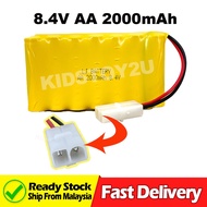 Bateri Kereta Kontrol 8.4V 9.6V Battery RC Car 8.4V 9.6V 2000mAh Battery Rechargeable Battery Remote
