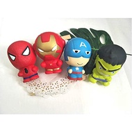 Super Hero Toys 4 pcs Squishy Jumbo Toys Slow Rising Toys Boys Girls Kids