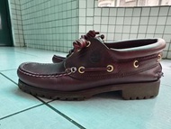 TIMBERLAND 三孔 帆船鞋 雷根鞋 酒紅色 小腳 寬楦 送補色鞋油 皮鞋