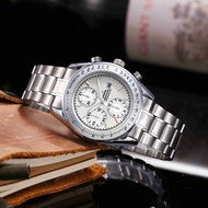 Omega WZ Speedmaster Series Wristwatch Quartz Movement Retro Trendy Watch