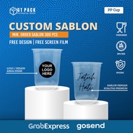 16 Oz Oval Polycup Plastic Cup Screen Printing | 8.5 grams