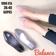 Sepatu Wanita Jelly Flat Murah Glossy Balance