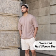 Set A | Kozy Klothing Oversized T-shirt Cotton-Polyster Unisex Lelaki Perempuan