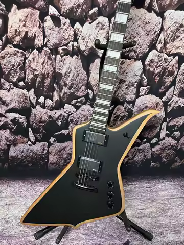 factory custom electric guitar Wylde Audio black matte color maple neck hot sale
