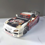 JADA TOYS MAZDA RX7 OPTION D 1:18 diecast drift