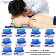 ZENDEN​ Disposable CPR Mask, Breathing Respirator Quick Saver CPR Face Shield, Portable Professional